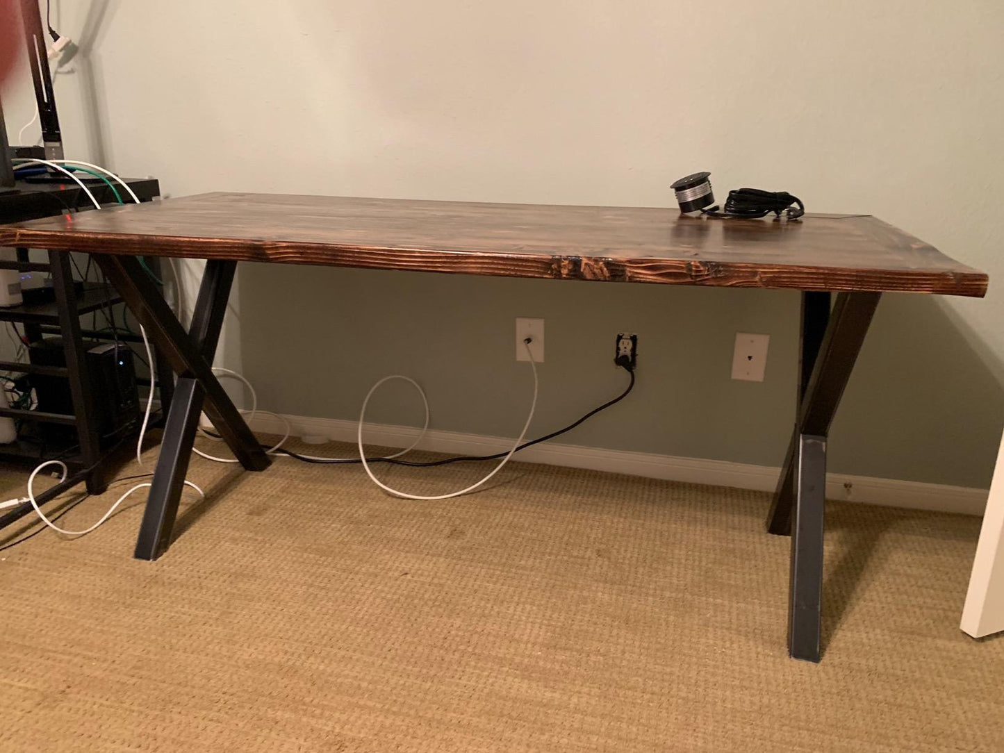 Metal Table Legs - Set of Two - Made in the US - X Style - Any Size