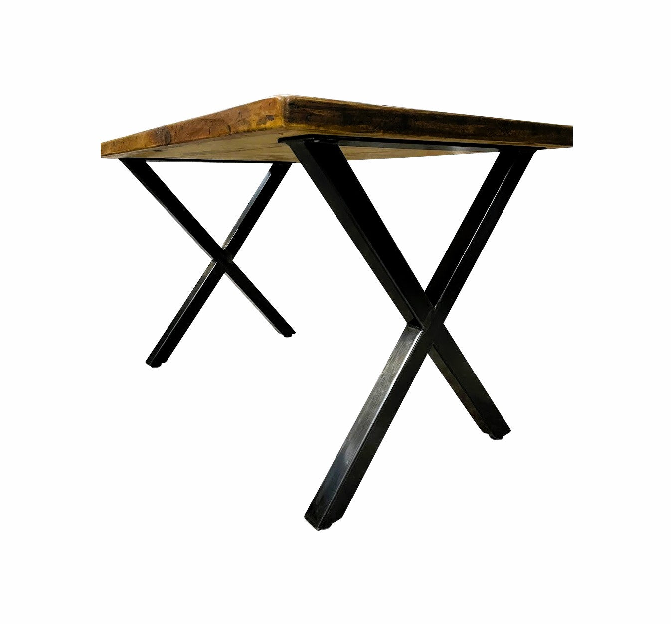 Metal Table Legs - Set of Two - Made in the US - X Style - Any Size
