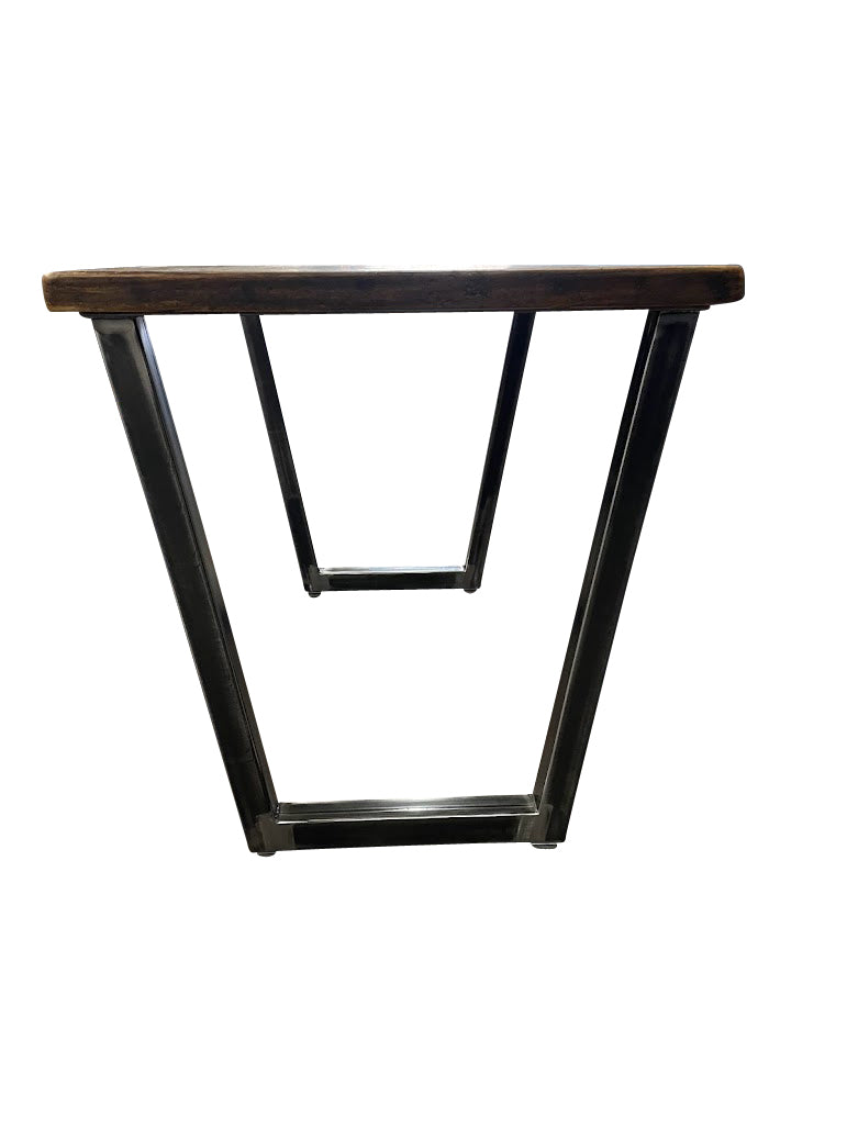 Tapered Metal Table Legs - Set of Two - Made in the US - Any Size