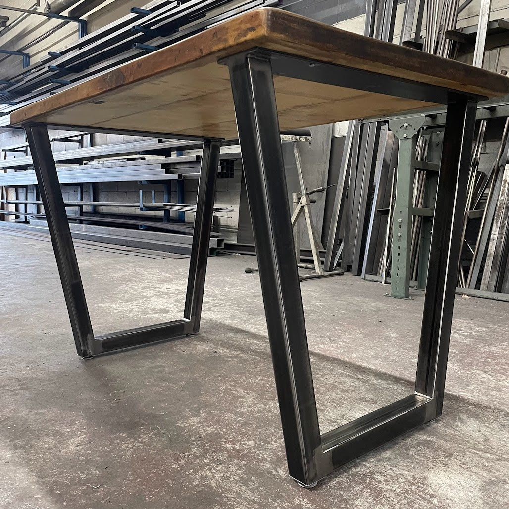 Tapered Metal Table Legs - Set of Two - Made in the US - Any Size