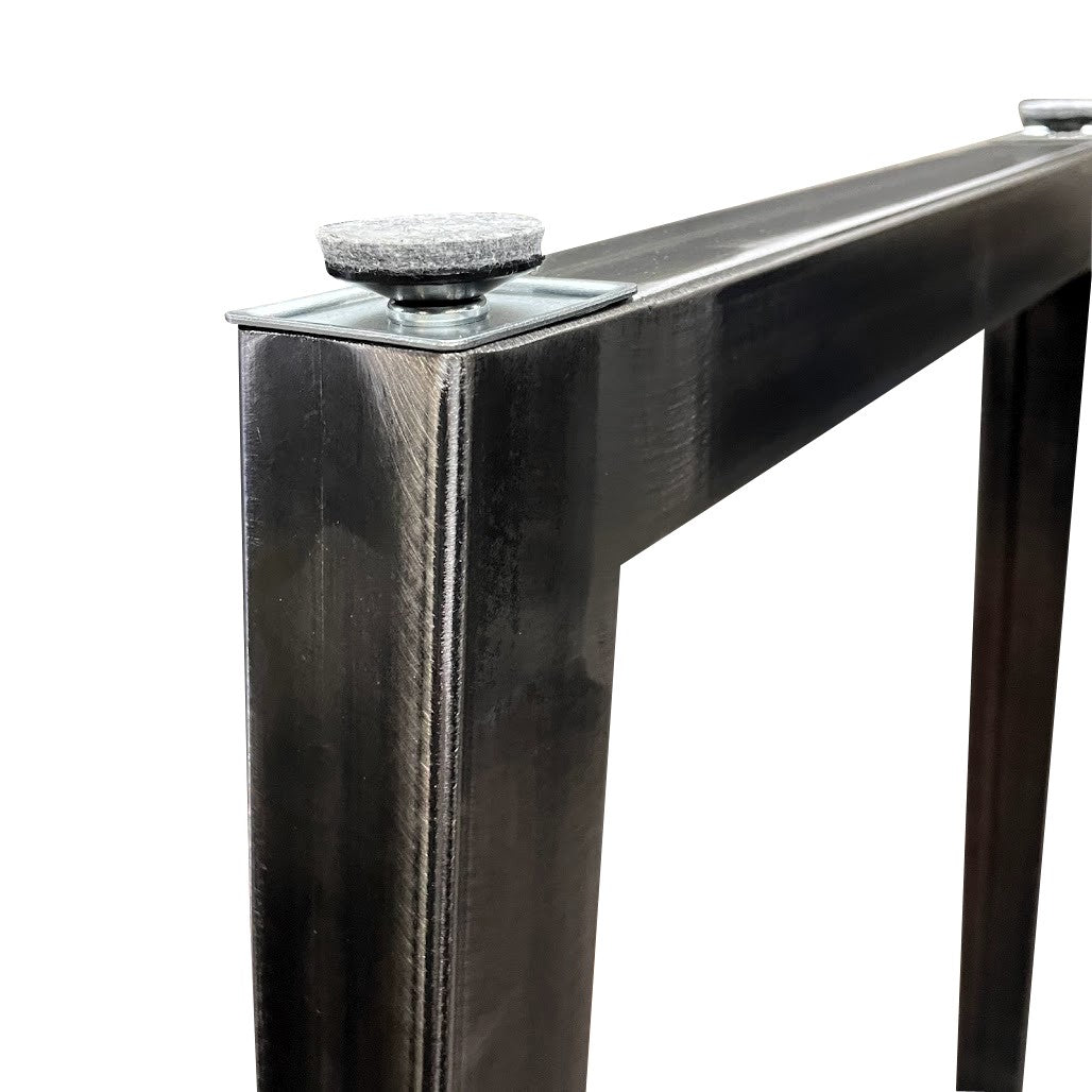 Tapered Metal Table Legs - Set of Two - Made in the US - Any Size