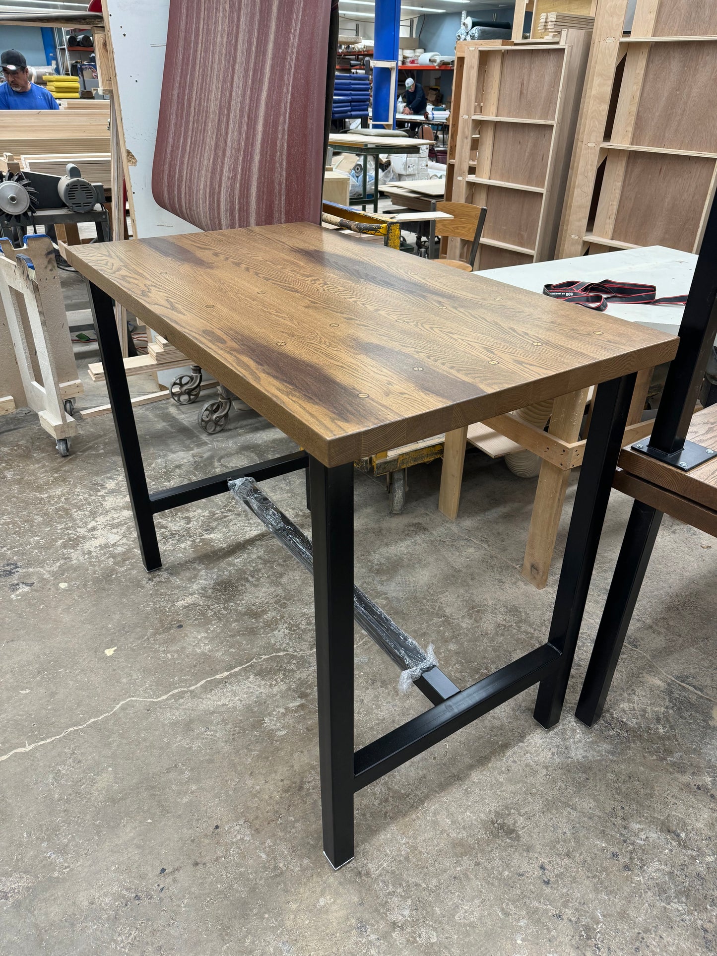 H Style Table Legs with Bolt on Cross Bar - Hold for D&P