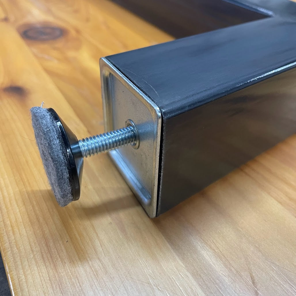 Metal Table Legs - Set of Two - Made in the US - A Style - Any Size