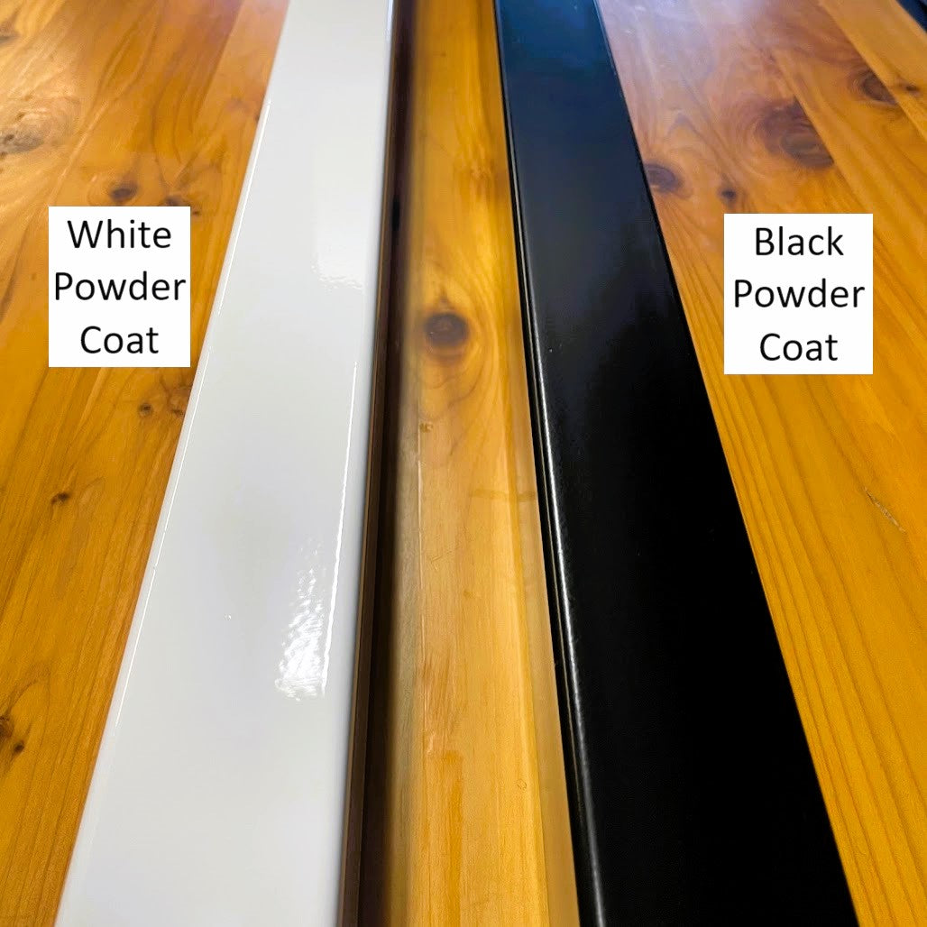 Metal Table Legs - Set of Two - Made in the US - X with Square Middle - Any Size
