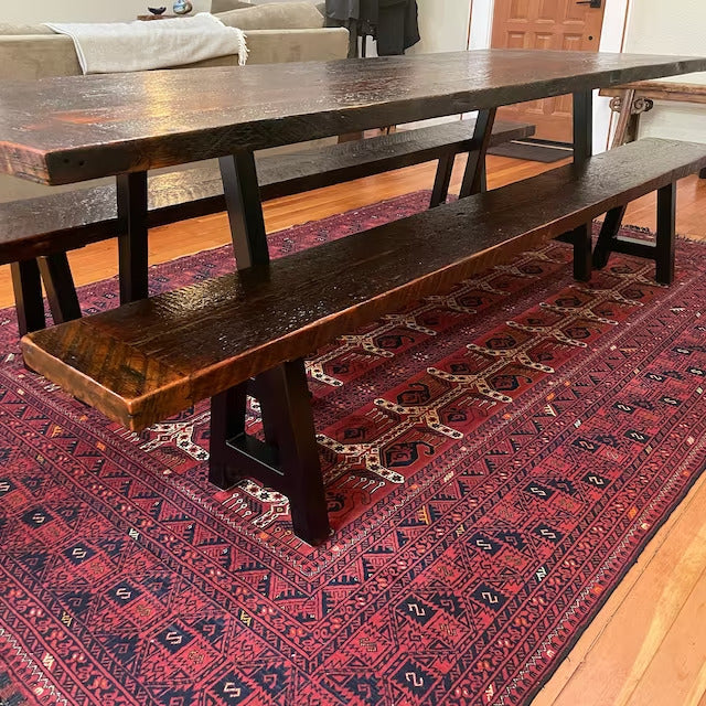 Metal Table Legs - Set of Two - Made in the US - A Style - Any Size