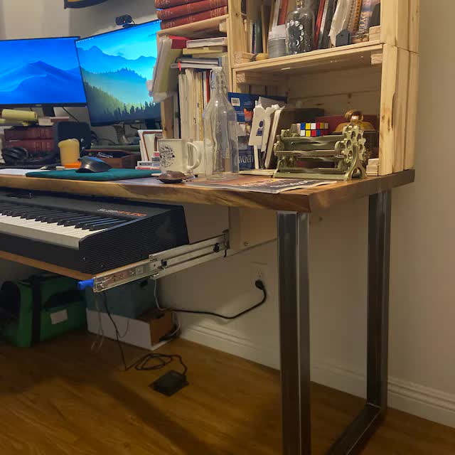 Metal Table Legs - Set of Two - Made in the US - U Style - Any Size