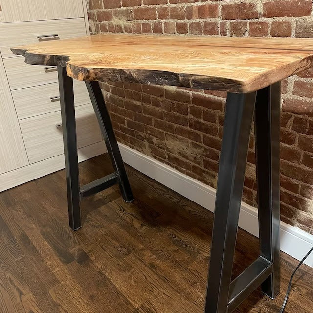 Metal Table Legs - Set of Two - Made in the US - A Style - Any Size
