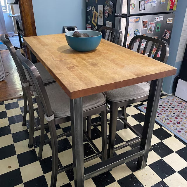 Metal Table Legs - Set of Two - Made in the US - H Style - Any Size