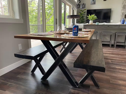 X Style Table Legs - Hold for J