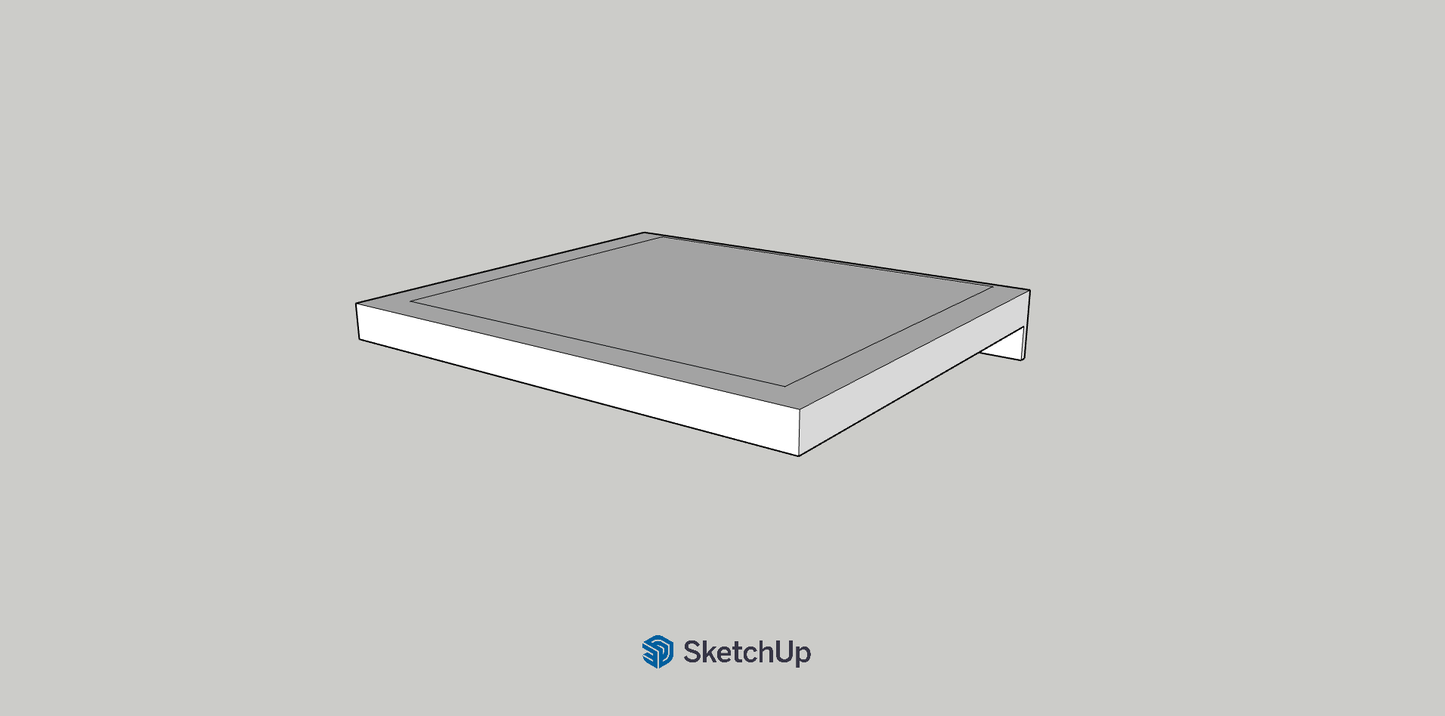 Three H style Table Legs with Two Bolt On Shelves - Hold for S