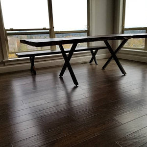 Metal Table Legs - Set of Two - Made in the US - X Style - Any Size