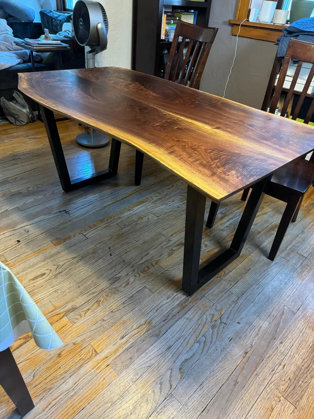 Tapered Metal Table Legs - Set of Two - Made in the US - Any Size
