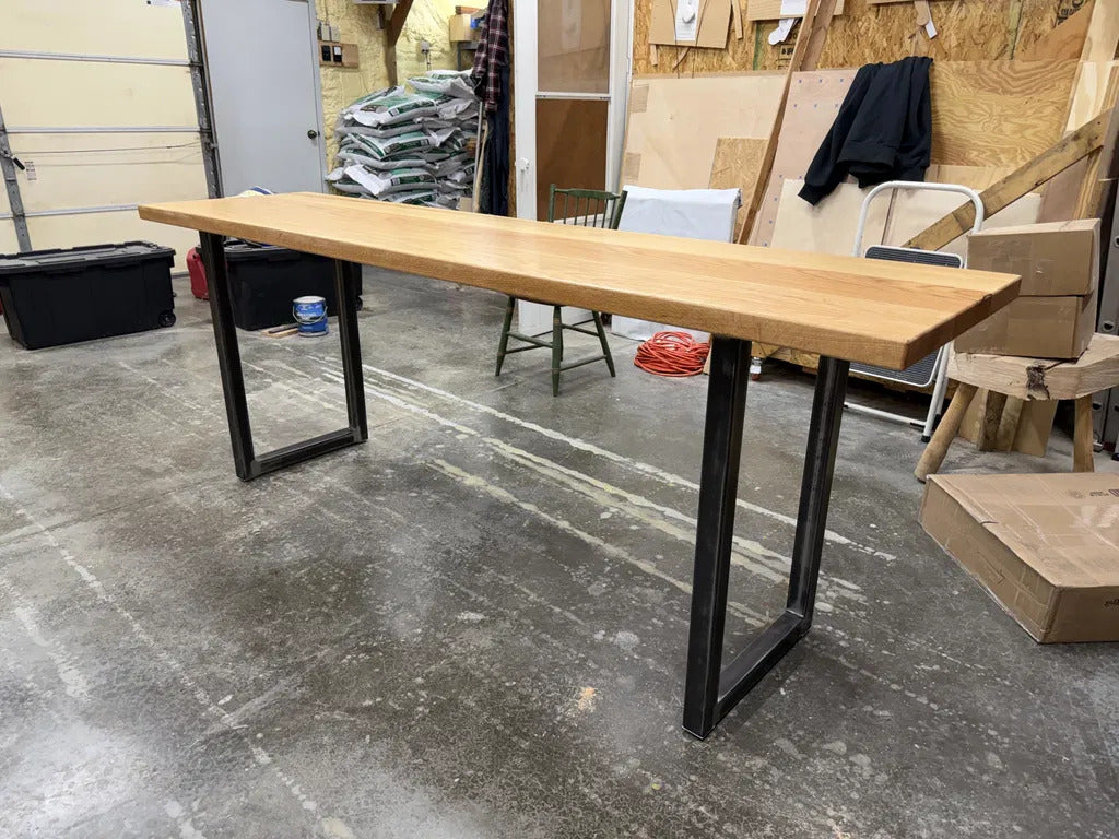 Metal Table Legs - Set of Two - Made in the US - U Style - Any Size